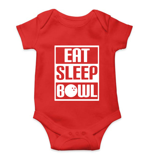 Bowling Kids Romper For Baby Boy/Girl-Red-Ektarfa.online