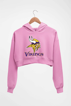 Load image into Gallery viewer, Vikings Crop HOODIE FOR WOMEN-Light Baby Pink-Ektarfa.online
