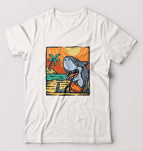 Load image into Gallery viewer, Shark T-Shirt for Men-White-Ektarfa.online
