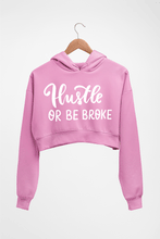Load image into Gallery viewer, Hustle Crop HOODIE FOR WOMEN-Light Baby Pink-Ektarfa.online
