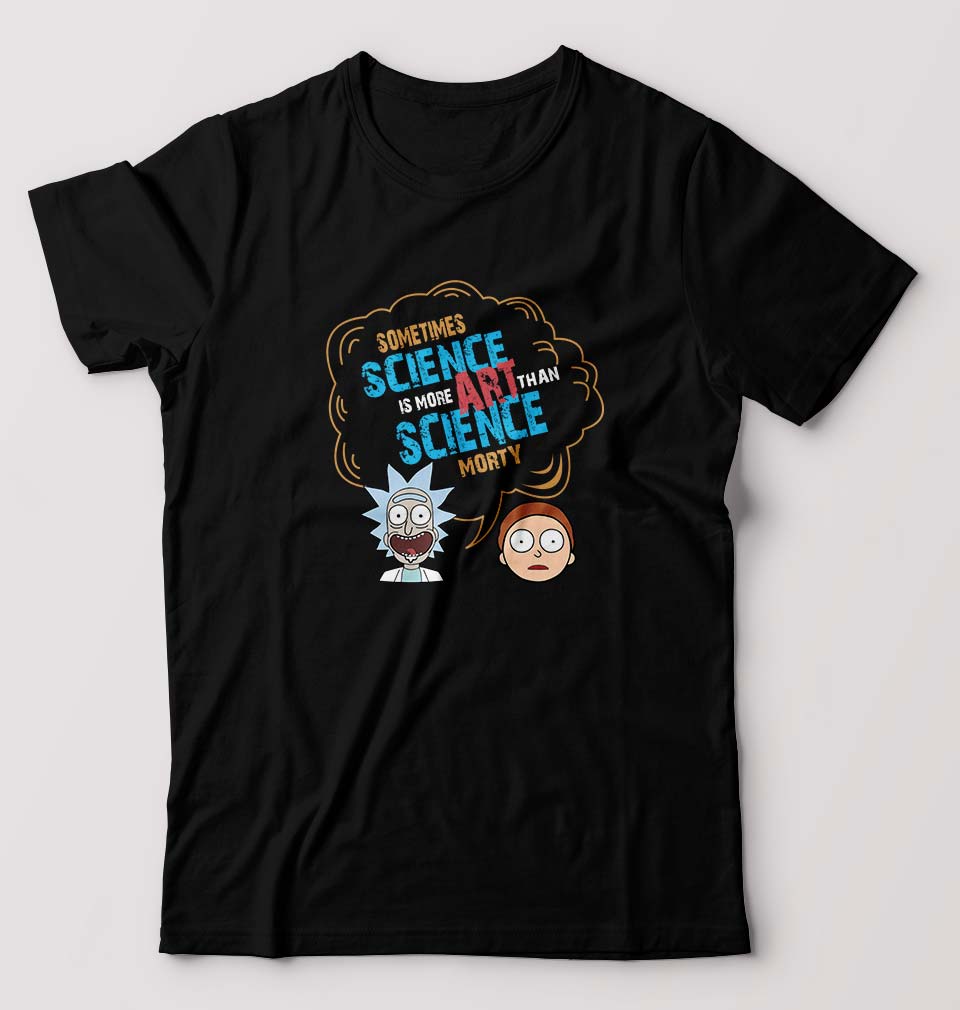 Rick and Morty T-Shirt for Men-Black-Ektarfa.online