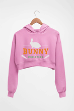 Load image into Gallery viewer, Rabbit Bunny Crop HOODIE FOR WOMEN-Light Baby Pink-Ektarfa.online
