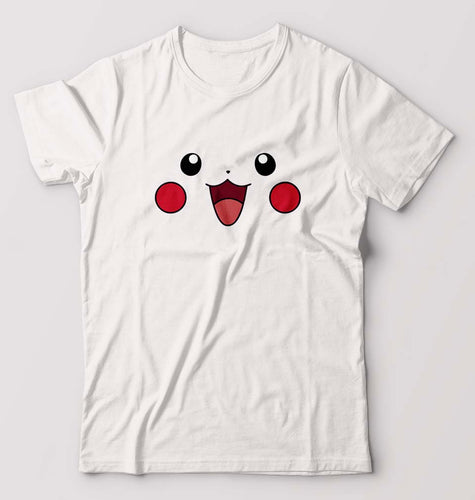 Pikachu T-Shirt for Men-White-Ektarfa.online