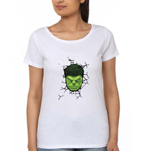 Load image into Gallery viewer, Hulk T-Shirt for Women-White-Ektarfa.online
