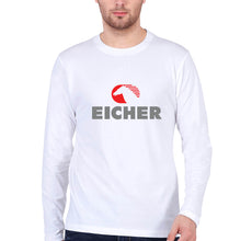Load image into Gallery viewer, Eicher Full Sleeves T-Shirt for Men-White-Ektarfa.online
