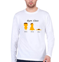 Load image into Gallery viewer, Gym Funny Full Sleeves T-Shirt for Men-White-Ektarfa.online

