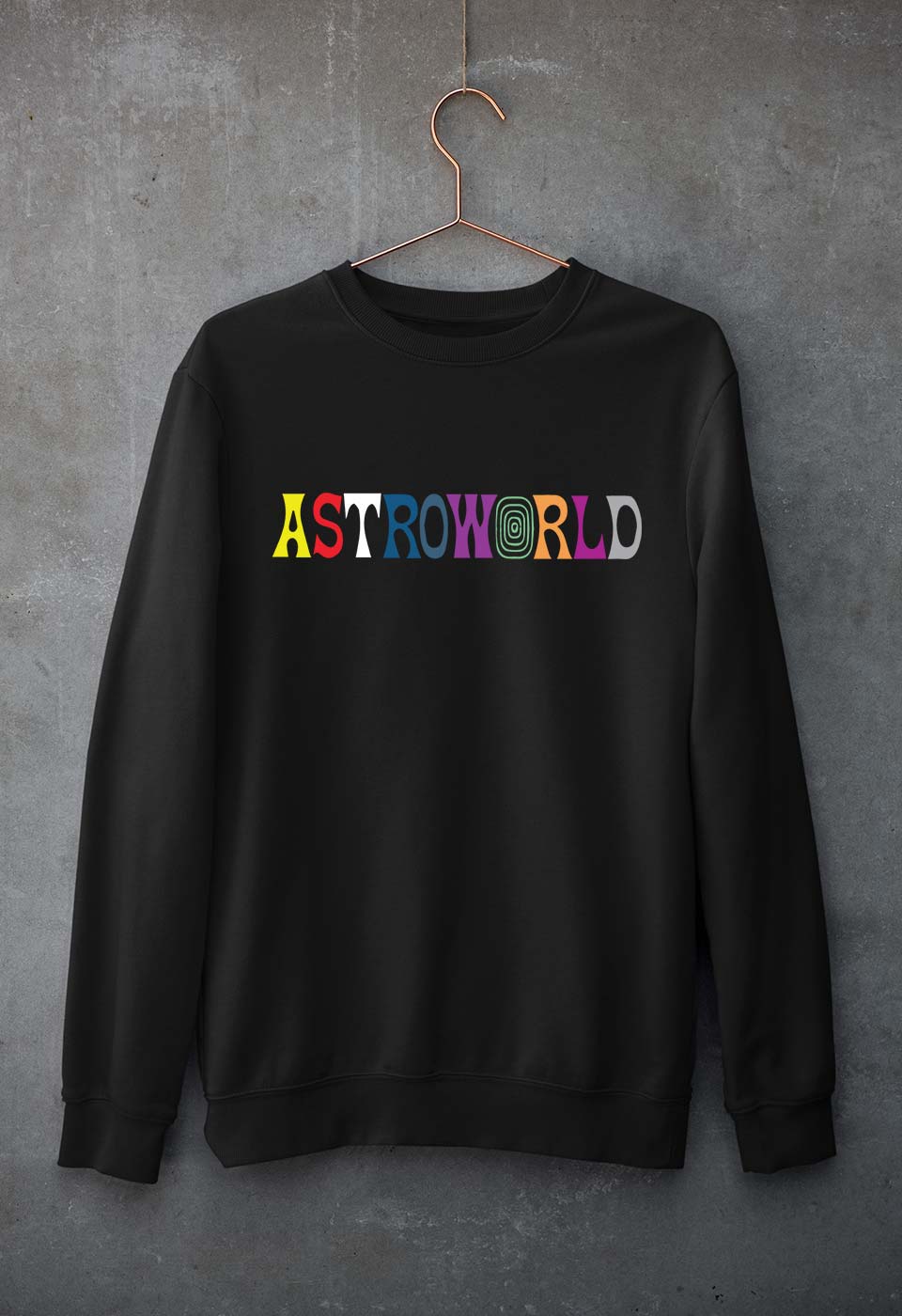 Astroworld Travis Scott Unisex Sweatshirt for Men/Women-Black-Ektarfa.online