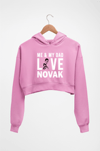 Load image into Gallery viewer, Love Novak Djokovic Tennis Crop HOODIE FOR WOMEN-Light Baby Pink-Ektarfa.online
