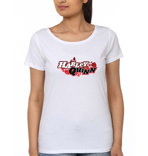Harley Quinn T-Shirt for Women-White-Ektarfa.online