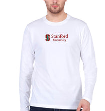 Load image into Gallery viewer, Stanford Full Sleeves T-Shirt for Men-White-Ektarfa.online
