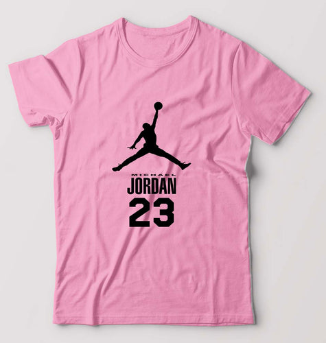 Michael Jordan T-Shirt for Men-Light Baby Pink-Ektarfa.online