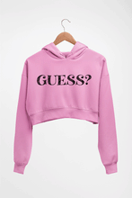 Load image into Gallery viewer, Guess Crop HOODIE FOR WOMEN-Light Baby Pink-Ektarfa.online
