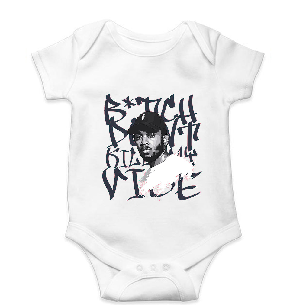 Kendrick Lamar Kids Romper For Baby Boy/Girl-0-5 Months(18 Inches)-White-Ektarfa.online