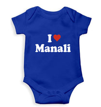 Load image into Gallery viewer, I Love Manali Kids Romper For Baby Boy/Girl-0-5 Months(18 Inches)-Royal Blue-Ektarfa.online
