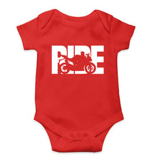 Load image into Gallery viewer, Ride Superbike Kids Romper For Baby Boy/Girl-0-5 Months(18 Inches)-Red-Ektarfa.online
