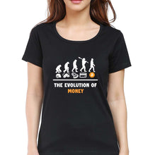 Load image into Gallery viewer, Bitcoin Crypto Money T-Shirt for Women-Black-Ektarfa.online
