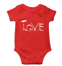 Load image into Gallery viewer, Love Drum Kids Romper For Baby Boy/Girl-0-5 Months(18 Inches)-Red-Ektarfa.online
