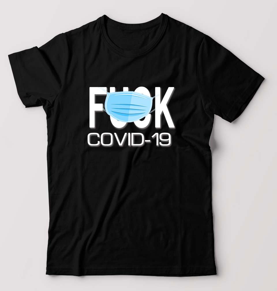 Covid 19 T-Shirt for Men-Black-Ektarfa.online