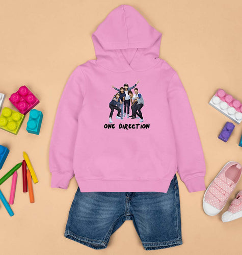 One Direction Kids Hoodie for Boy/Girl-Light Baby Pink-Ektarfa.online