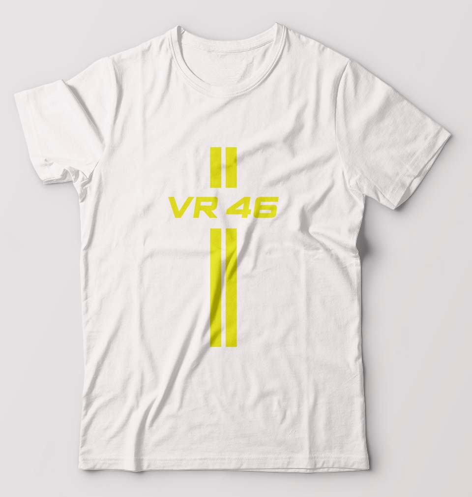 Valentino Rossi(VR 46) T-Shirt for Men-White-Ektarfa.online