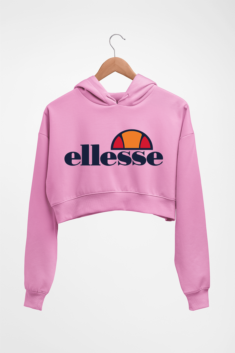 Ellesse Crop HOODIE FOR WOMEN-Light Baby Pink-Ektarfa.online