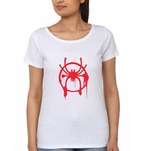 Load image into Gallery viewer, Spiderman Superhero T-Shirt for Women-White-Ektarfa.online
