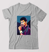 Load image into Gallery viewer, Novak Djokovic Tennis T-Shirt for Men-Grey Melange-Ektarfa.online
