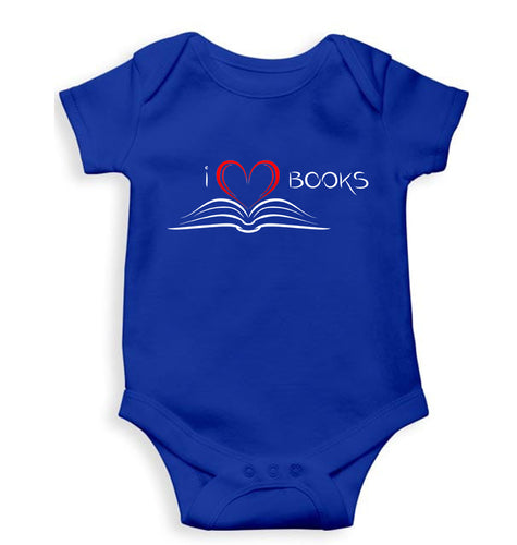 Love Books Kids Romper For Baby Boy/Girl-Royal Blue-Ektarfa.online