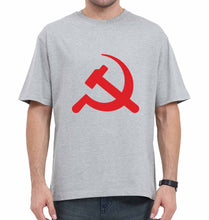 Load image into Gallery viewer, Communist party Oversized T-Shirt for Men-Grey-Ektarfa.online
