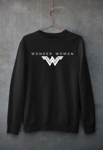 Wonder Woman Superhero Unisex Sweatshirt for Men/Women-Black-Ektarfa.online