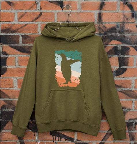 Penguin Unisex Hoodie for Men/Women-Olive Green-Ektarfa.online