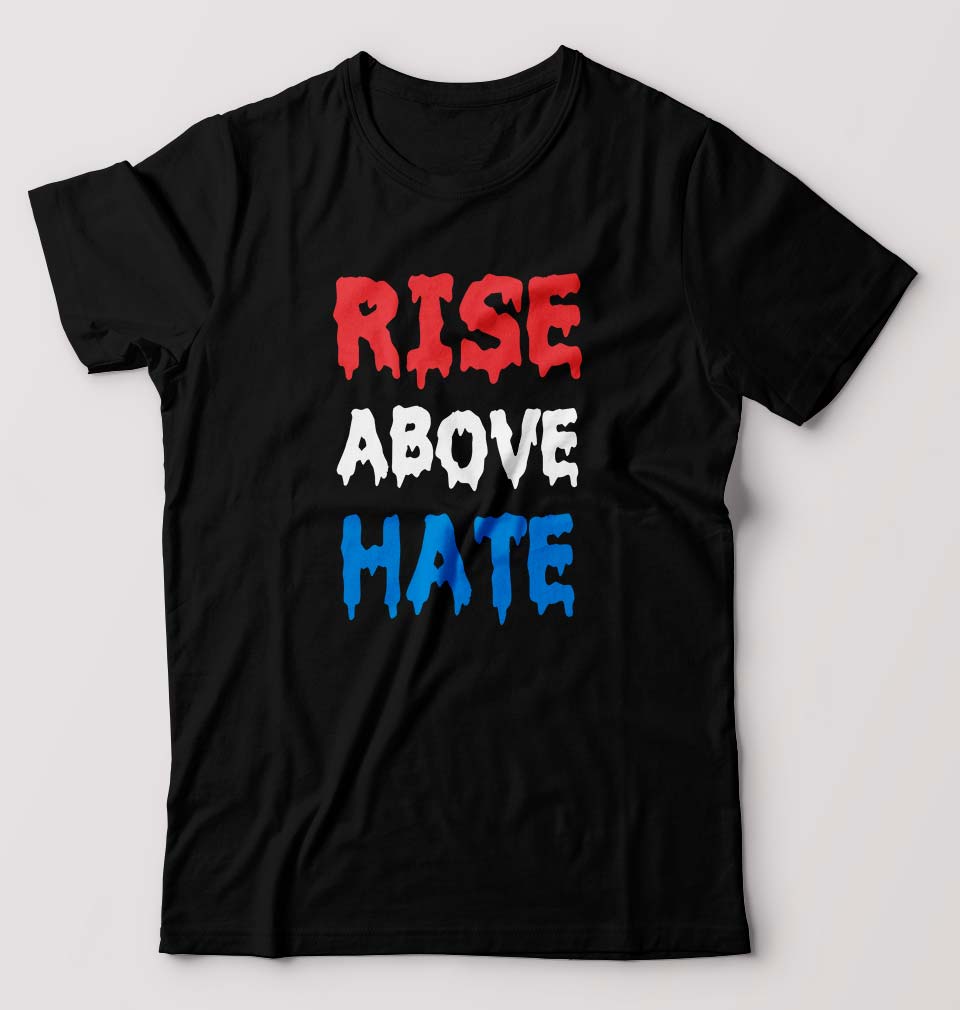 Rise Above Hate John Cena T-Shirt for Men-Black-Ektarfa.online