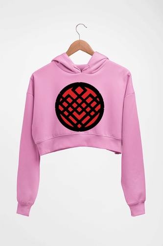 Shang-Chi Crop HOODIE FOR WOMEN-Light Baby Pink-Ektarfa.online