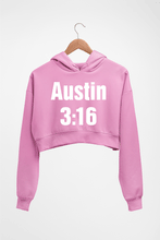 Load image into Gallery viewer, Stone Cold Steve Austin (WWE) Crop HOODIE FOR WOMEN-Light Baby Pink-Ektarfa.online
