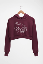 Load image into Gallery viewer, Jaguar Crop HOODIE FOR WOMEN-Maroon-Ektarfa.online
