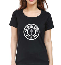 Load image into Gallery viewer, Gold&#39;s Gym T-Shirt for Women-Black-Ektarfa.online
