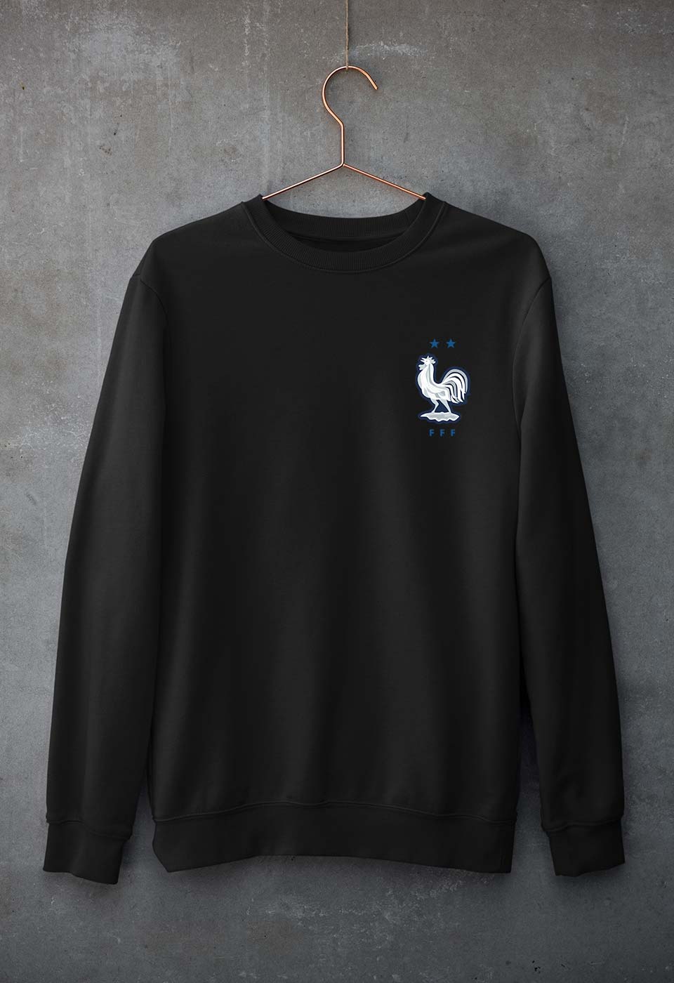 France Football Unisex Sweatshirt for Men/Women-Black-Ektarfa.online
