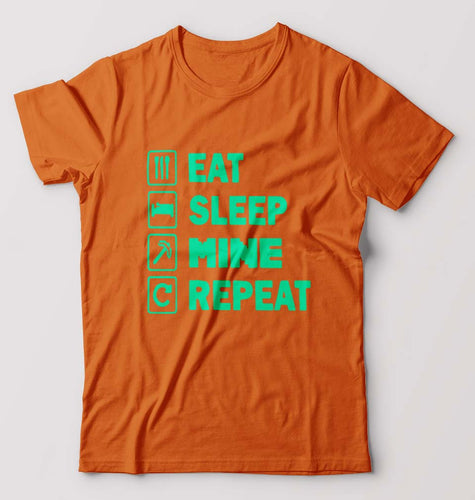 Minecraft T-Shirt for Men-Orange-Ektarfa.online