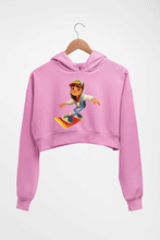 Load image into Gallery viewer, Subway Surfers Crop HOODIE FOR WOMEN-Light Baby Pink-Ektarfa.online
