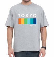 Load image into Gallery viewer, Tokyo Japan Oversized T-Shirt for Men-Grey-Ektarfa.online
