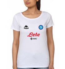 Load image into Gallery viewer, Napoli 2021-22 T-Shirt for Women-White-Ektarfa.online
