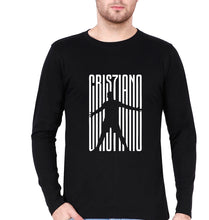 Load image into Gallery viewer, Cristiano Ronaldo CR7 Full Sleeves T-Shirt for Men-Black-Ektarfa.online
