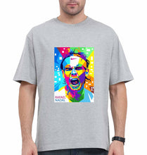 Load image into Gallery viewer, Rafael Nadal (RAFA) Oversized T-Shirt for Men-Grey-Ektarfa.online
