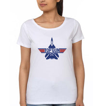 Load image into Gallery viewer, Top Gun T-Shirt for Women-White-Ektarfa.online

