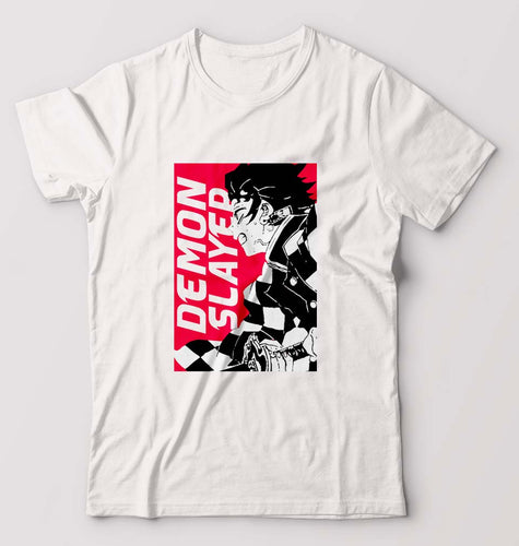 Demon Slayer T-Shirt for Men-White-Ektarfa.online