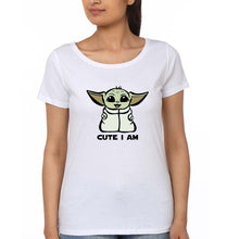 Load image into Gallery viewer, Yoda Star Wars T-Shirt for Women-White-Ektarfa.online
