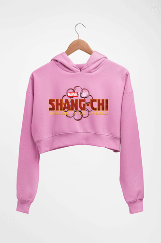 Shang-Chi Crop HOODIE FOR WOMEN-Light Baby Pink-Ektarfa.online