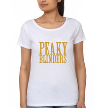 Load image into Gallery viewer, Peaky Blinders T-Shirt for Women-White-Ektarfa.online
