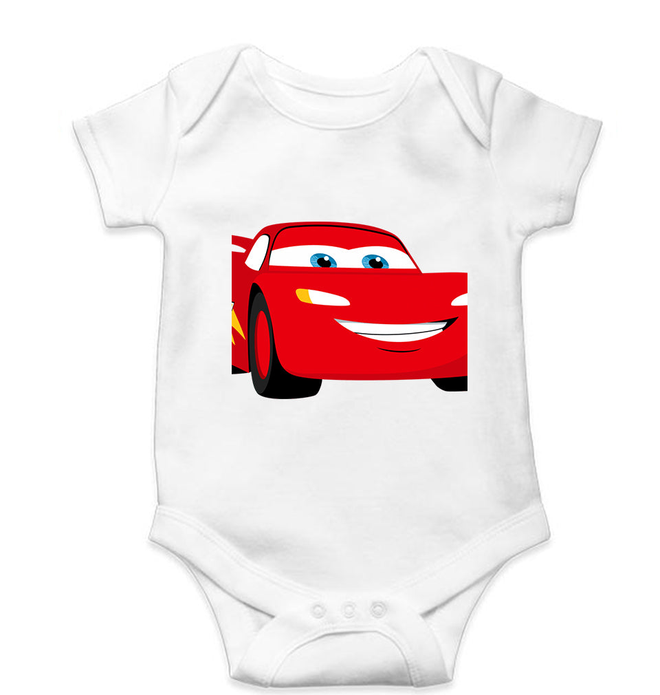 Lightning McQueen Kids Romper For Baby Boy/Girl-White-Ektarfa.online