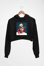 Load image into Gallery viewer, XXXtentacion Crop HOODIE FOR WOMEN-Black-Ektarfa.online
